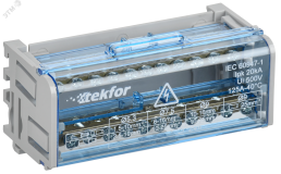 TEKFOR Шины на DIN-рейку (кросс-модуль) ШНК 2х11 L+PEN IEK TF-DN10-2-11-050 IEK