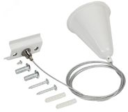 LIGHTING Комплект подвеса для шинопровода с тросом 1,5м белый IEK LT-SO0D-KPT-D15-K01 IEK