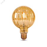Лампа светодиодная LED 4 Вт 380 Лм 2400К теплая Е27 G100 golden Baloon Filament Gauss 147802004 GAUSS