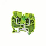 Мини-клемма заземляющая 2,5 кв.мм пружинная OptiClip CXMG-2,5-PE-I-(0,2-2,5)-PEN 331823 КЭАЗ