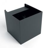 Светильник светодиодный уличный ДБУ-2х3w вверх/вниз 3000K IP54 черный 48098 FERON