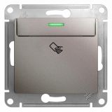 GLOSSA Карточный выключатель схема 6 платина GSL001269 Systeme Electric