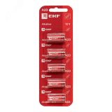 Батарейка алкалиновая типа А23 для сигнализаций блистер 5шт. A23-BL5 EKF