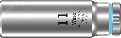 Головка торцевая шестигранная 8790 HMA Deep DR 1/4 глубокая 11 x 50 мм WE-004508 Wera