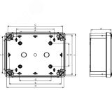 ПЛАСТ.КОРОБКА ABS 116x116x62 NSYTBS11116 Schneider Electric