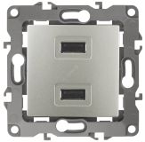 Устройство зарядное USB, 5В-2100мА, Эра12, перламутр, 12-4110-15 Б0027500 ЭРА