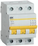 Выключатель нагрузки 3п ВН-32 125А MNV10-3-125 IEK