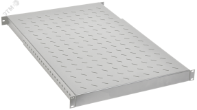 Полка стационарная ITK by ZPAS19'' 1U регулируемая по глубине нагрузка до 150кг 500-900мм серая ZP-FS35-S-1U-59 ITK