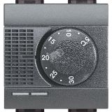 Термостат электронный комнатный с релейным выходом на один контакт 2А 250В 2 модуля L4441 BTicino