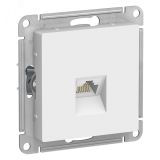 ATLASDESIGN РОЗЕТКА компьютерная RJ45, кат. 6A, механизм, БЕЛЫЙ ATN000186 Systeme Electric