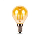 Лампа светодиодная филаментная LED 5 Вт 400 лм 2700К шар P45 теплый E14 AC 185-265В IP20 золотистая колба Black Filament Gauss 105801005 GAUSS
