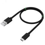 Кабель Micro USB, 1 м., черный, быстрая зарядка 1000698960 Greenconnect