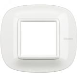 Axolute Накладки декоративные в форме эллипса White/белый на 2 модуля HB4802HD Legrand