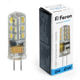 Лампа светодиодная LED 2вт 12в G4 дневной капсульная 25859 FERON