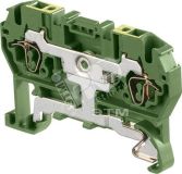 Клемма пружинная 1.5мм.кв. D1.5/4.P.2L земля 1SNA290379R2200 TE Connectivity (Entrelec,Tyco)