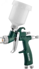 Краскопульт пневматический AirKraft Mini, HVLP, c верхним бачком, 1,0мм 06565-1.0 KRAFTOOL