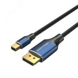 Кабель DisplayPort v1.4 20M на mini DP M, контакты позолоченные, 1.5 м. 1000704289 Vention