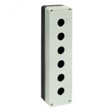 Корпус КП106 пластиковый 6 кнопок белый cpb-106-w EKF
