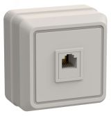 ОКТАВА Розетка телефонная бежевая ETO10-K33-DC IEK