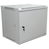 Шкаф настенный 19 PRO 15U 600х450х770мм -дверь металл стенки RAL 7035, 04-2213 REXANT