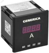 Амперметр цифровой щитовой однофазный 96х96мм LED GENERICA IDA21-5-1-0-LED-G IEK
