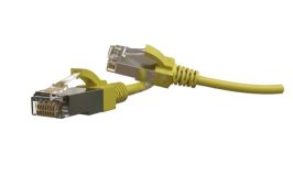 Патч-корд PC-LPT-SFTP-RJ45-RJ45-C6-3M-LSZH-YL S/FTP категория 6 3 м желтый 445785 Hyperline