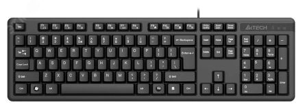 Клавиатура KK-3, USB, черный 1530244 A4Tech