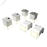 Светодиодный светильник RVE-LBX-LUMO20-PLAZA5010-6-GR (Квадрат Грильято 6шт 40х40х60мм 14Вт встраиваемый 4000K Белый) RVE00003241 RVElektro