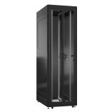 Шкаф серверный 52U 800х1000 передняя дверь: двустворчатая перфорированная IP20. задняя дверь: одностворчатая глухой металл IP51. боковые панели: глухой металл. цвет: черный RAL9005  EX 8052.9421 SYSMATRIX