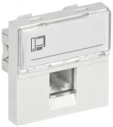Розетка компьютерная RJ45 UTP категория 5e 2 модуля CKK-40D-RI2-K01 IEK