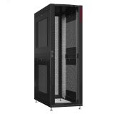 Шкаф серверный 48U 600х1070 передняя дверь: одностворчатая перфорированная IP20. задняя дверь: двустворчатая перфорированная IP20. боковые панели: перфорированные. цвет: черный RAL9005  NS 6148.9342 SYSMATRIX