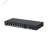 Коммутатор управляемый L2 20 портовRJ45/SFP 10 100 1000 Мб/с PoE 240Вт 123457 Dahua