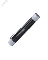 Фонарь ручной 0,5Вт LED/1xAAА/корпус алюминий/зажим для крепления, KOS107B Космос