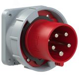 Вилка встраиваемая 63А/400V/3P+N+E/IP67 00-00002293 PCE