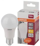 Лампа светодиодная LED 9Вт Е27 LS CLA75 FR теплый матовая Osram 4052899971554 LEDVANCE