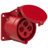 Розетка встраиваемая 32А/400V/3P+E/IP44 00-00002397 PCE