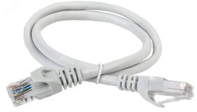 Патч-корд категория 5Е UTP 1м серый PC01-C5EU-1M ITK