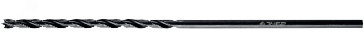 Сверло спиральное по дереву d 8x300/150мм, М-образная заточка 29421-300-08_z01 ЗУБР