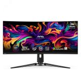 Монитор 34.18'' MAG 341CQP QD-OLED, 3440x1440,HDMI+HDMI+DP+Type C,USB Hub,0.03 ms,,250cd/m,1500000:1,175Hz,Curved 143496 MSI
