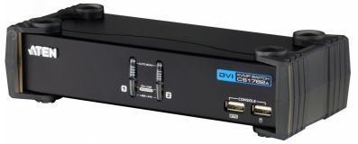 Переключатель KVM настольный, 2 порта, DVI-I, USB, 1920 x 1200 1000177969 Aten