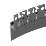 Профиль PLINTUS-FANTOM-BENT-H35-SIDE-2000 BLACK (Arlight, Алюминий) 043676 Arlight