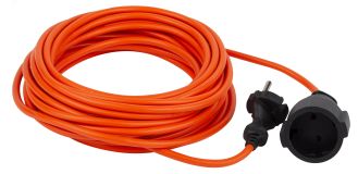 Удлинитель силовой UP-1-2x1.0-10m б/з 1гн 10м ПВС 2х1мм2 (15/450) Б0048671 ЭРА