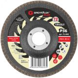 Круг лепестковый торцевой GreatFlex Plus (72 лепестка): 125 х 22,2 мм, P36 71-843 Greatflex