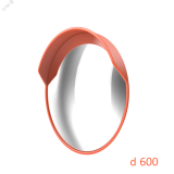 Зеркало дорожное с защитным козырьком d-600 мм 00000000514 ТЕХНОЛОГИЯ