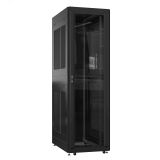 Шкаф серверный 42U 800х1200 передняя дверь: стекло IP41. задняя дверь: одностворчатая перфорированная IP20. боковые панели: перфорированные. цвет: черный RAL9005  EX 8242.9132 SYSMATRIX
