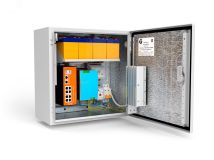Узел коммутационный 8хPoE+, 2хSFP, 240 Вт, АС 220В, 50 Гц IP66, 380х380х210 мм 58010 Тахион-климат