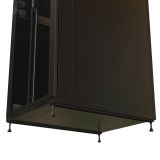 Шкаф напольный 19-дюймовый 42U 2055x800х1200 мм ВхШхГ перед. и зад. распашные перфорированные двери 75% черный 520221 WRLine