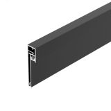 Профиль PLINTUS-H54B-2000 BLACK (Arlight, Алюминий) 046140 Arlight