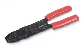 Многофункциональный инструмент для зачистки, обрезки проводов и обжима кабельных наконечников 7834c Cabeus