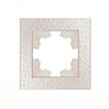 Рамка фактурная 1 пост UNIVersal серия Афина жемчуг (еврослот) A10053-OBr UNIVersal